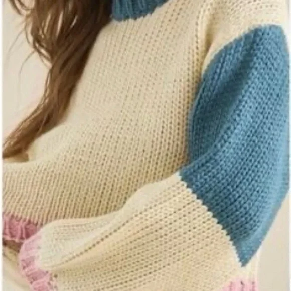 Altar'd State Multicolor Knit Sweater - Picture 2 of 3